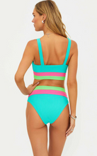 Load image into Gallery viewer, Mackenzie Top Strawberry Ice Chevron
