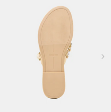 Load image into Gallery viewer, Kysha Lt Natural Raffle Shell Flip-Flop Sandals
