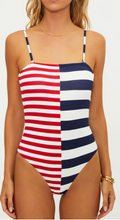 Load image into Gallery viewer, Beach Riot Amber One Piece Star Spangled Stripes
