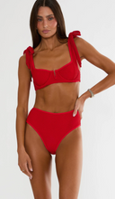 Load image into Gallery viewer, Beach Riot Rozli Bottom Red Crochet Bikini Bottom
