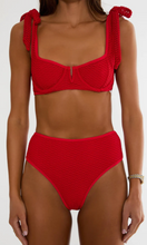 Load image into Gallery viewer, Beach Riot Rozli Bottom Red Crochet Bikini Bottom
