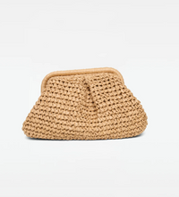 Load image into Gallery viewer, Raffia Clutch Harmony Bag
