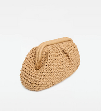 Load image into Gallery viewer, Raffia Clutch Harmony Bag
