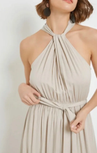 Load image into Gallery viewer, Tie-Waist Halterneck Dress

