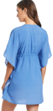 Load image into Gallery viewer, Embroidered Open Front Caftan Cover-up
