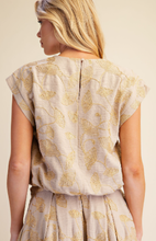 Load image into Gallery viewer, Embroidery Bubble Top
