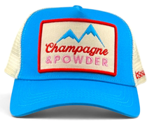Load image into Gallery viewer, Champagne &amp; Powder Trucker Hat

