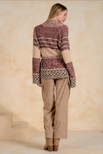 Load image into Gallery viewer, Print Cardigan Sweater
