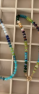 Load image into Gallery viewer, Sea moss Beaded Toggle Necklace
