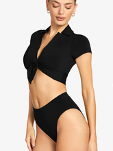 Load image into Gallery viewer, Ava High Waist Bikini Bottom
