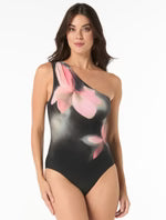 Load image into Gallery viewer, Coco Contours Genesis Bra Sized One Shoulder One Piece Swimsuit
