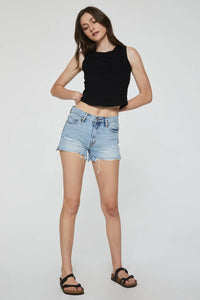 Baby Cleo Cropped Ribbed Tank