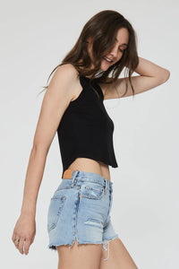 Baby Cleo Cropped Ribbed Tank