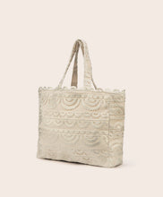 Load image into Gallery viewer, PQ Swim Vanilla Noah Lace Tote
