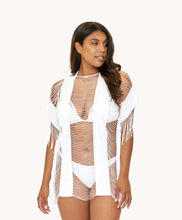 Load image into Gallery viewer, Water Lily Monique Fringe Cover Up
