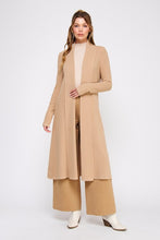 Load image into Gallery viewer, Soft Waffle Long Cardigan

