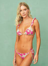 Load image into Gallery viewer, Maaji Floral Duo Crush Ruffle Triangle Bikini Top
