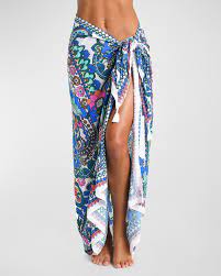 Sunshine 79 Feel Good Paisley Pareo Wrap Cover Up