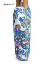 Load image into Gallery viewer, Sunshine 79 Feel Good Paisley Pareo Wrap Cover Up
