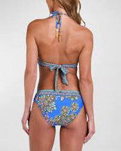 Load image into Gallery viewer, Sunshine 79 Beatnik Blossoms Banded Halter Top
