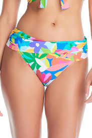 Bleu Away We Go! Shirred Side Hipster Bikini Bottom