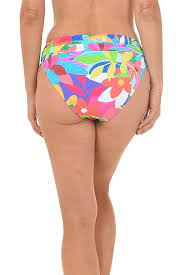 Bleu Away We Go! Shirred Side Hipster Bikini Bottom