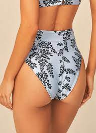 Maaji Sky Vine Suzy Q High Rise/High Leg Bikini Bottom