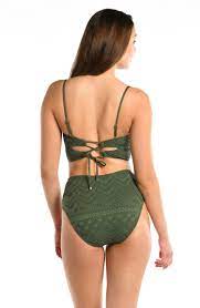 La Blanca Saltwater Sands Bandeau Midkini Top