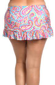 La Blanca Pebble Beach Ruffle Skirted Bottom