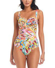 Load image into Gallery viewer, Bleu Break the Mold Shirred One Piece Swimsuit
