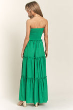 Load image into Gallery viewer, Solid Smocked Tube Top Maxi Dress
