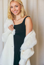 Load image into Gallery viewer, Faux Fur Sweater Coat
