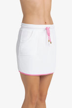 Load image into Gallery viewer, Courtney Skirt Terry Cover-Up | Pink Gingham
