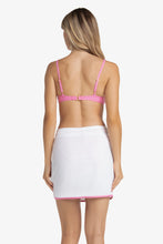 Load image into Gallery viewer, Courtney Skirt Terry Cover-Up | Pink Gingham

