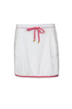 Load image into Gallery viewer, Courtney Skirt Terry Cover-Up | Pink Gingham
