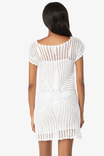 Load image into Gallery viewer, Starburst Crochet Dress | White
