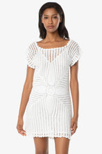 Load image into Gallery viewer, Starburst Crochet Dress | White
