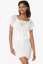 Load image into Gallery viewer, Starburst Crochet Dress | White
