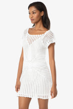 Load image into Gallery viewer, Starburst Crochet Dress | White
