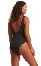 Load image into Gallery viewer, Sea Dive Deep V Neck One Piece
