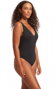 Sea Dive Deep V Neck One Piece