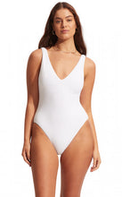 Load image into Gallery viewer, Sea Dive Deep V Neck One Piece
