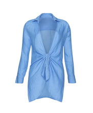 Load image into Gallery viewer, Blueberry Millie Tie Cover Up
