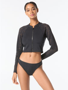 Michael Kors Cropped Rash Guard