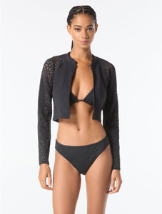 Michael Kors Cropped Rash Guard