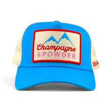 Load image into Gallery viewer, Champagne &amp; Powder Trucker Hat
