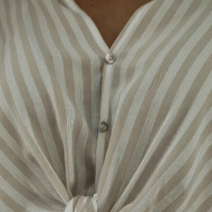 Zoya Striped Button Down